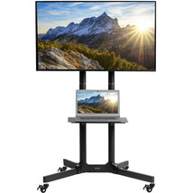 Vivo Mobile Tv Cart For 32" To 83" Lcd Led Plasma Flat Panel Stand W/Wheels - £133.68 GBP