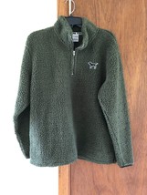 Victoria&#39;s Secret PINK Women&#39;s Sherpa Plush Cozy Quarter Zip Pullover Si... - $16.99