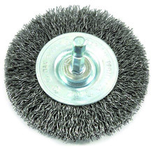 Forney 72735 Wire Wheel Brush Coarse Crimped with 1/4-Inch Hex Shank, 3-... - £12.54 GBP