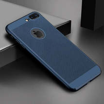 Luxury Ultra Thin Apple iPhone Breathable Blue Case - 7 8 X XR XS 11 12 13 Pro - £12.73 GBP