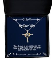 When it Comes to Love, Nothing can Ever Bring us Apart Because we are,! Wife Cro - £38.49 GBP