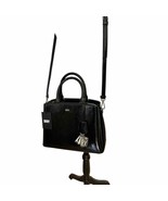 DKNY Paige Medium Satchel With Convertible Strap Black/Silver - $74.80