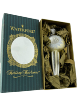 Waterford Holiday Heirloom Indent Ornament Star Cut Festive Reflector Gold Point - £47.85 GBP