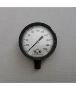 Ashcroft Pressure Gauge 200 Psig Bronze Tube Brass Socket 2.75 in Face D... - $13.15 CAD