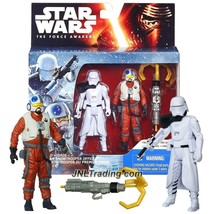 2015 Star Wars The Force Awakens First Order Snowtrooper Officer &amp; Snap Wexley - £23.50 GBP
