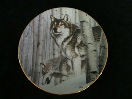 Broken Silence Collector Plate Al Agnew Year Of The Wolf Wolves Wildlife - $24.99