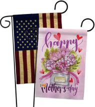 Mommy Love You - Impressions Decorative USA Vintage - Applique Garden Flags Pack - £24.69 GBP