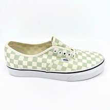Vans Authentic (Checkerboard) Ambrosia Green White Womens Casual Shoes - £38.32 GBP
