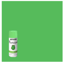 Rust-Oleum Fluorescent Green Spray Paint, 11 Oz. - $12.95