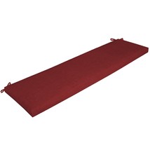 Arden Selections Outdoor Bench Cushion 17 x 46 Ruby Red Leala - £33.14 GBP