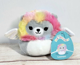 Squishmallows Leonori the Lion 5” Plush Toy Stuffed Animal Wings Kellytoy NWT - £11.11 GBP