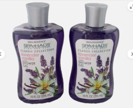 Lot 2 Lavender Shower Gel Spa Haus Silkience Classic Collection 10 Oz - £15.56 GBP