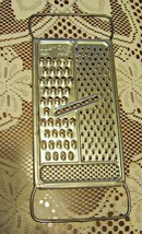 Foley All &#39;n One Shredder/Grater/Slicer-Stainless Steel-Retro Kitchen-USA - £6.39 GBP