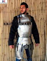 NauticalMart Medieval Knight Half Suit of Armour Wearable Costume W/Gambeson - £549.66 GBP