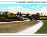 Dixie Highway Entering Rossford Toledo Ohio OH UNP Unused WB Postcard H22 - $2.92