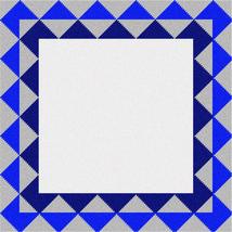 Pepita Needlepoint kit: Tallit Two Hued Diamond Border, 12&quot; x 12&quot; - £75.92 GBP+