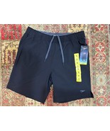 Speedo Men’s Tech Volley Swim Shorts (Black &amp; Gray, Size Small 30 /32) - $17.82