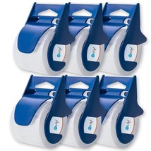 Art3d 1.88&quot; x 30 yds   Packing Tape 6 Rolls with Dispenser - $18.71