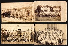 1928 Uruguay Soccer Football 4 original period postcards Pampero Independiente &amp; - £88.70 GBP