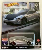 New 2022 Hot Wheels Premium Car Culture American Scene Tesla Roadster 1:64 Car - £13.18 GBP