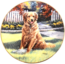 Hamilton Collection Plate Special Delivery Man&#39;s Best Friend Linda Picke... - $23.38