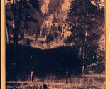Nave da Guerra Cliff Presso Dolori Montana MT Seppia Vista Unp 1910s DB ... - $29.66