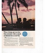 Pan Am Airlines Vintage Print Ad May 1965 - $176.17 MXN