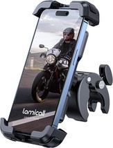 Lamicall Motorcycle Phone Mount, Bike Phone Holder - [Metal Lock], 6.8&quot; ... - $34.94