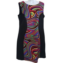 Ile Dress Black Colorful New Size 16 Sleeveless New - £40.50 GBP