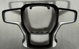 OEM metallic/silver Synthesis steering wheel trim w/ dk brown insert 201... - $12.00