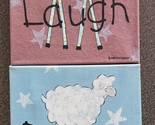 Two (2) Kimberly Grant ~ Cow Laugh - Sheep Dream ~ 10&quot; Canvas Prints ~ W... - $26.18
