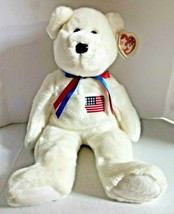 2000 Ty Beanie Buddy &quot;Libearty&quot; Retired Patriotic Bear BB3 - £14.93 GBP