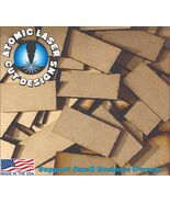 15mm x 30mm Bases x100 Rectangles MDF Miniatures FAST FREE SHIPPING #1 U... - $15.34