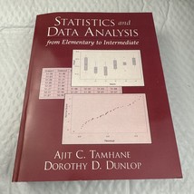 Statistics and Data Analysis: From Elementary to Intermediate by Tamhane - $121.95 CAD