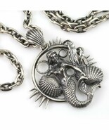 Mermaid Silver Sterling Pendant - $176.22