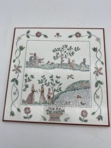 American Sampler by Villeroy &amp; Boch Trivet  7 7/8&quot;, gently used - $22.95