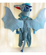 EUC POTTERY BARN KIDS TODDLER 3T/3 BLUE DRAGON DINOSAUR W/ WINGS COSTUME - $123.09 CAD