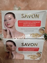 X 2  Original  glutathione comprime Lightening Face &amp; Body Soap 150gx 2  - $715.68 MXN