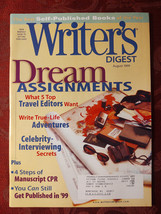 WRITERS DIGEST Magazine August 1999 Lawrence Grobel Mary Anne Donovan-Wright   - £11.33 GBP