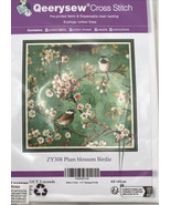 Qeerysew Cross Stitch Kit Plum Blossom Birdie NEW - $18.99