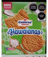 3X GAMESA HAWAIANAS COCONUT FLAVOR COOKIES ( GALLETAS CON COCO ) 3 OF 450g EACH  - $51.32 CAD