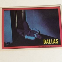 Dallas Tv Show Trading Card #45 JR Ewing Larry Hangman - £1.85 GBP