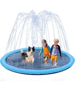 Splash Pad - Splash Pad and Wading Pool for Kids and Dog, Dog Splash Pad... - £11.19 GBP