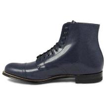 Mens Stacy Adams Madison High Top Boot Biscuit Navy Blue 00015-410 image 4