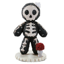 Voodie Skeleton Doll Pinheadz Halloween Monster With Voodoo Stitches Figurine - £16.07 GBP
