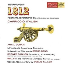 Tchaikovsky: 1812 Overture; Capriccio Italien [2 LP] [Vinyl] Taylor/Dor ti/Minne - £36.30 GBP