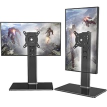 2 Pack Single Lcd Computer Monitor Free-Standing Desk Stand Riser For 13 Inch To - £69.44 GBP