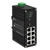 Industrial 8 Port Gigabit Ethernet Poe+ Switch Din Rail Mount 8 Port Rj4... - $387.99