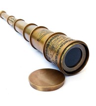 Antique Maritime Telescope Marine Nautical Brass Pirate Vintage Spyglass... - $38.46