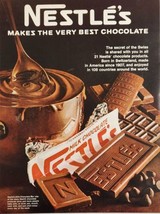 1967 Print Ad Nestle&#39;s Makes the Very Best Chocolate Candy Bar from Switzerland - £13.63 GBP